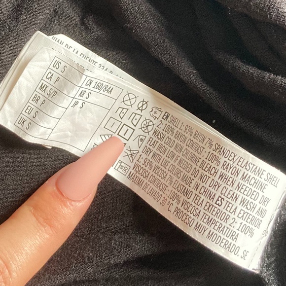 Forever 21 Black Swim Suit Cover Up Dress - Picture 4 of 4